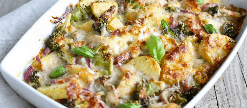 Aardappelschotel vegetarisch uit de oven? De allerlekkerste schotel!