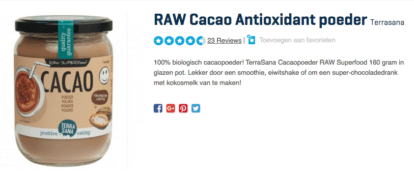 Rauwe cacao kopen? De meeste populaire Superfood! 4 Koop raw-cacao-antioxidant-poeder