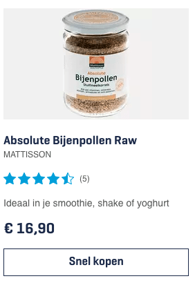 Bijenpollen kopen? De 5 unieke gezondheidsvoordelen van bijenpollen! 1 Top 1 Absolute Bijenpollen Raw MATTISSON review