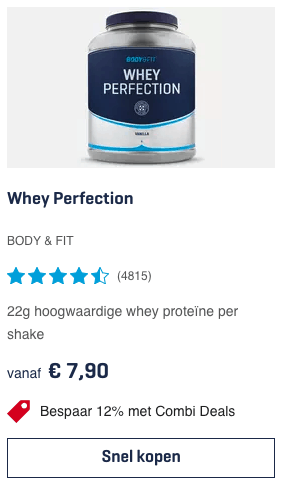 Sport Supplementen Kopen: Is het daadwerkelijke gezond? 2 Top 2 Whey Perfection BODY & FIT review