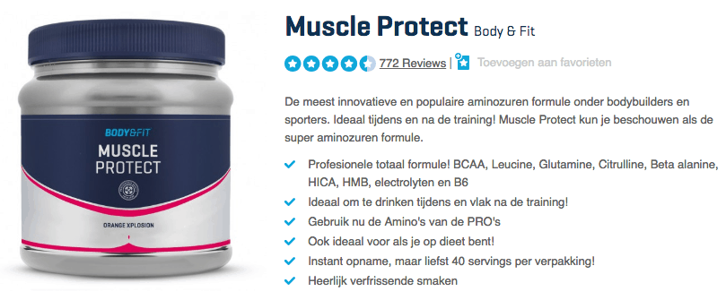 Aminozuren kopen? TOP 5 ALLERBESTE Van 2020! 1 Kopen Muscle Protect