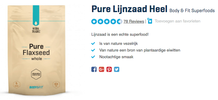 Lijnzaad kopen? Puur en gebroken gewoon een super gezond zaadje! 1 kopen Pure Lijnzaad Heel