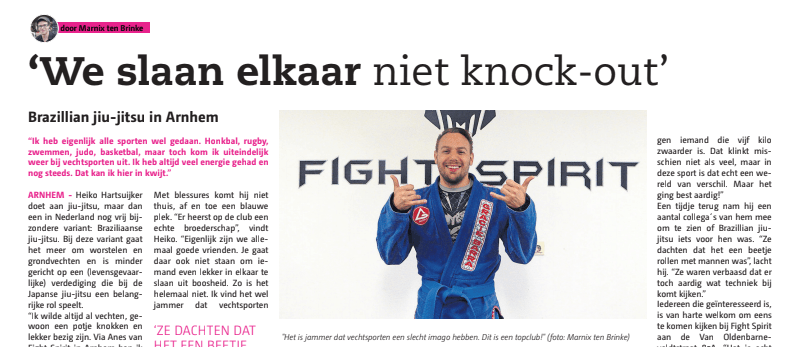 Heiko Hartsuijker Sport Arnhemse Koerier