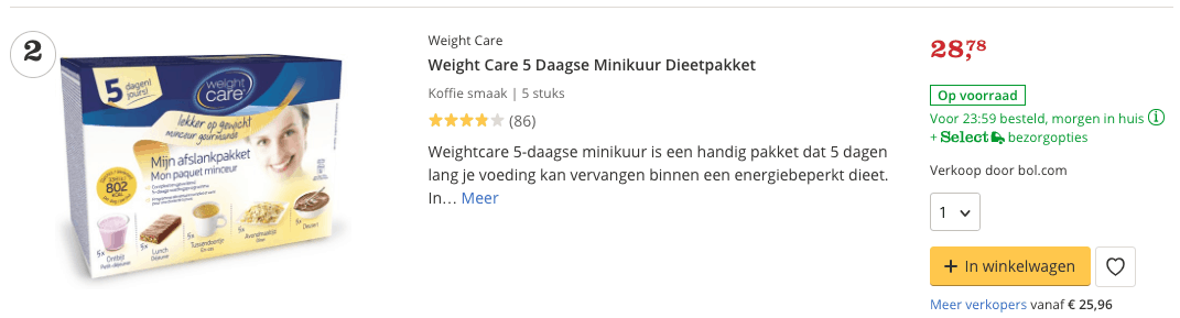 Afvallen met Maaltijdshakes ervaringen? Informatie die jij moet weten! 10 Beste maaltijdshake Weight Care 5 Daagse Minikuur Dieetpakket