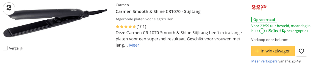 Beste stijltang kopen? Top 10 ALLERBESTE van 2019! (TIP) 2 Beste stijltang smooth en shine