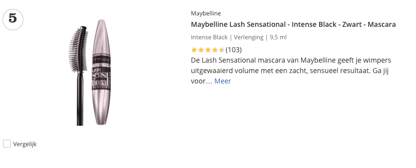 beste mascara top 5