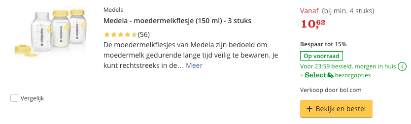 Beste baby fles top 5