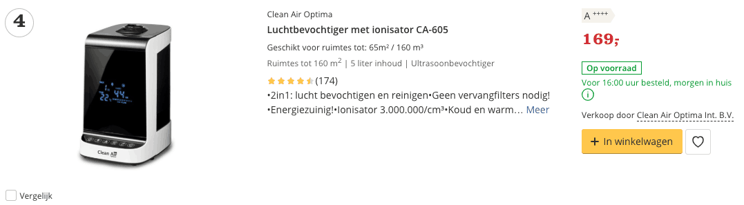 Beste luchtreiniger? TOP 10 ALLERBESTE Van 2019! 4 Beste luchtbevochtiger top 4