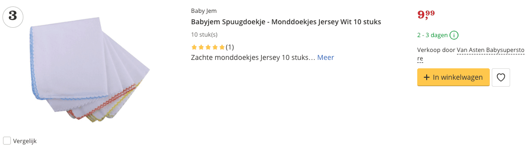 Beste spuugdoekjes top 3 monddoekjes