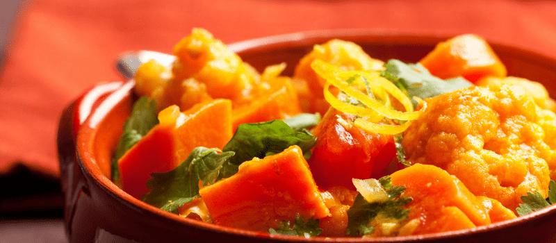 Curry maken? Bloemkool spinaziecurry!