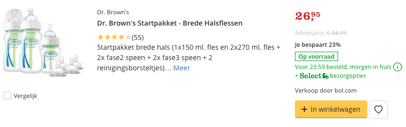 beste baby fles top 1