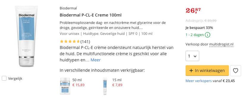 Beste Gezichtsreinigers? TOP 10 ALLERBESTE Van 2019! 1 Beste Biodermal P-CL-E Creme 100ml Top 1 Review