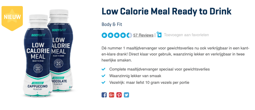 Eiwitshake afvallen? TOP 5 ALLERBESTE Van 2019! 2 Beste Low Calorie Meal Ready to Drink top 2 review
