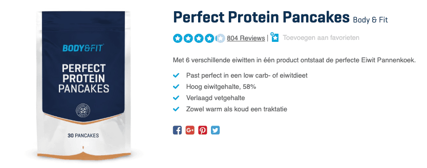 Beste Perfect Pancakes eiwit top 1 Review