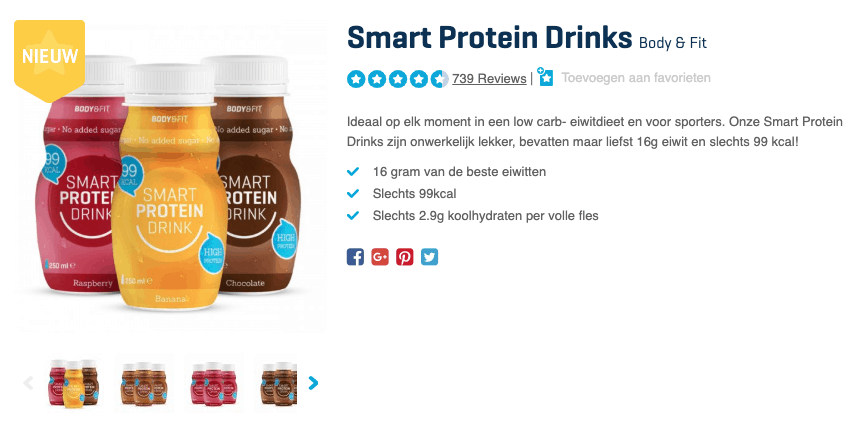 Eiwitshake afvallen? TOP 5 ALLERBESTE Van 2019! 1 Beste Smart Protein Drinks Body & Fit Top 1 Review
