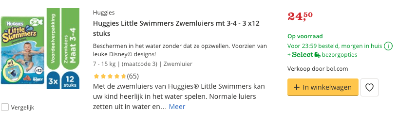 Beste zwemluiers kopen? TOP 10 ALLERBESTE Van 2019! 2 Beste zwemluiers top 2 Little Swimmers