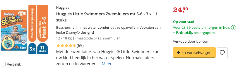 Beste zwemluiers kopen? TOP 10 ALLERBESTE Van 2019! 3 Beste zwemluiers top 3 maat 5-6