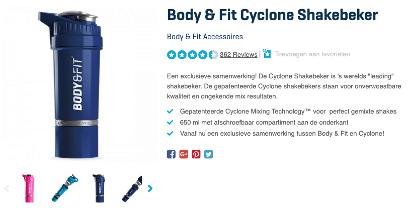 Top 1 Body & Fit Cyclone Shakebeker review