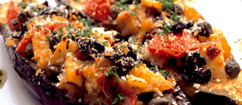 Gevulde aubergines met quinoa? Heerlijk fris en verassend!