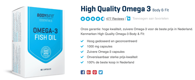 Beste visolie? Review: TOP 3 ALLERBESTE van 2019! 2 Top 2 High Quality Omega 3 Body Fit review