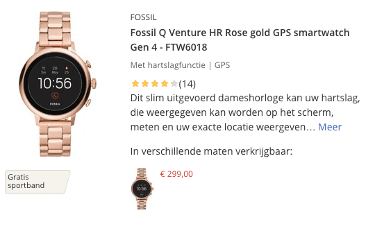 Top 3 Fossil Q Venture HR Rose gold GPS smartwatch Gen 4 FTW6018 review