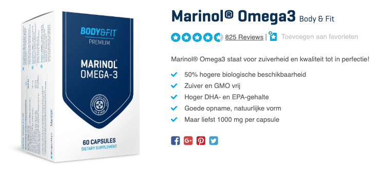 Beste visolie? Review: TOP 3 ALLERBESTE van 2019! 3 Top 3 Marinol® Omega3 Body Fit review