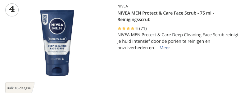 Top 4 NIVEA MEN Protect Care Face Scrub 75 ml Reinigingsscrub review