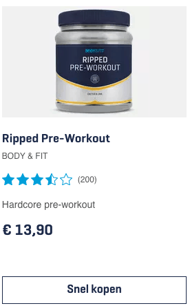 Top 5 Ripped Pre-Workout review