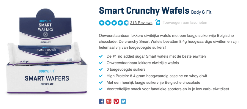 Suikervrije koekjes kopen? TOP 5 ALLERBESTE van 2019! 5 Smart Crunchy Wafels Body & Fit