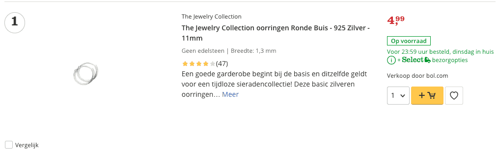 Beste zilveren oorbellen? TOP 10 ALLERBESTE Van 2019! 1 top 1 The Jewelry Collection oorringen Ronde Buis 925 Zilver 11mm review