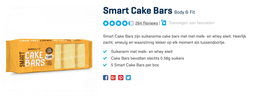 Suikervrije koekjes kopen? TOP 5 ALLERBESTE van 2019! 4 top 4 Smart Cake Bars Body & Fit review