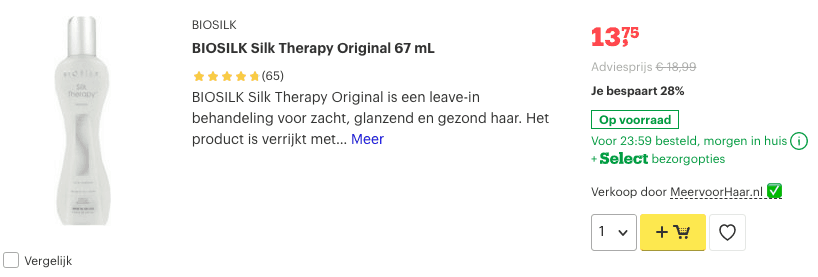 Beste Haarserum? Top 10 Beste voor Geweldige Bescherming en Volume! 1 Top 1 BIOSILK Silk Therapy Original 67 mL review