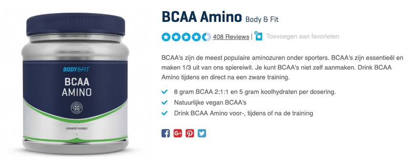 Top 2 BCAA Amino Body & Fit reviews