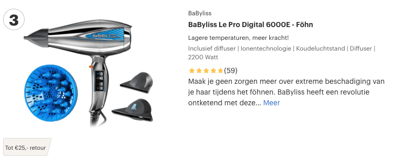 Top 3 BaByliss Le Pro Digital 6000E - Föhn review