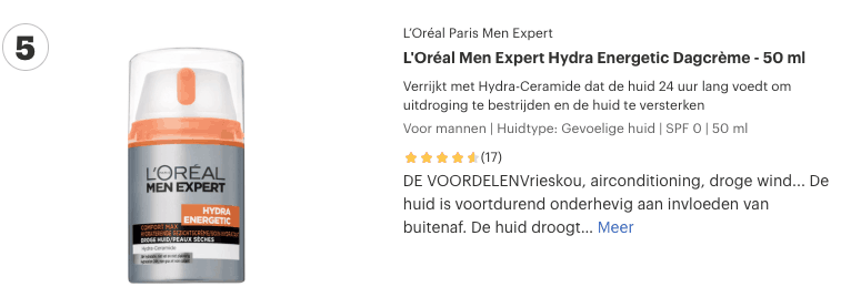 Top 5 L'Oréal Men Expert Hydra Energetic Dagcrème - 50 ml review