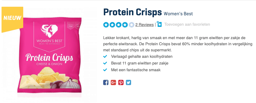 Gezonde chips? Weinig koolhydraten en geweldige smaak! 5 Top 5 Protein Crisps Women's Best review