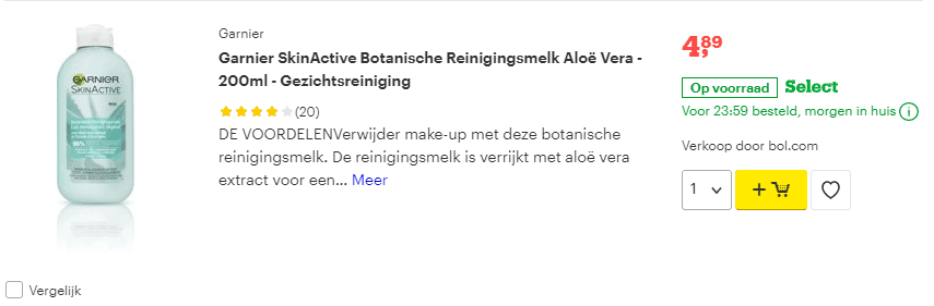 Beste reinigingsmelk gezicht? Welke reinigingsmelk past het beste bij jou! 5 AwesomeScreenshot-bol-com-Nieuwe-Reinigingsmelk-kopen-Alle-Reinigingsmelk-online-2019-07-24-17-07-76