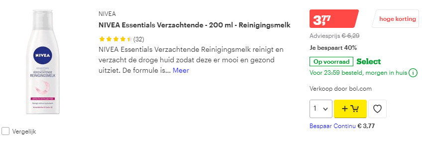 Beste reinigingsmelk gezicht? Welke reinigingsmelk past het beste bij jou! 1 AwesomeScreenshot-bol-com-Nieuwe-Reinigingsmelk-kopen-Alle-Reinigingsmelk-online-2019-07-24-17-07-83