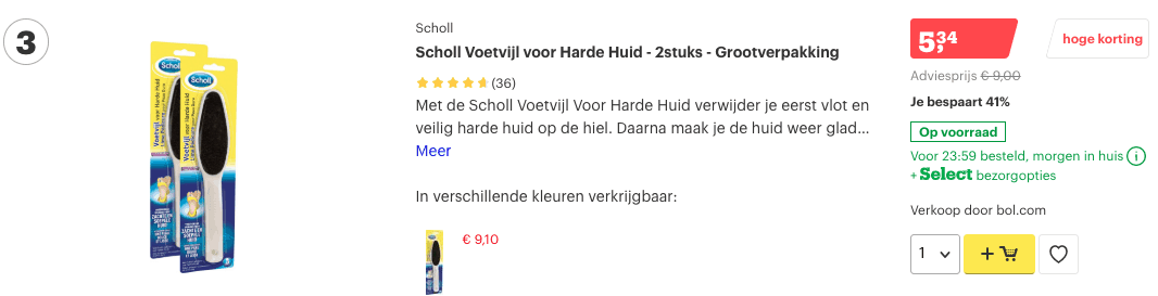 Beste eeltverwijderaars? Snel Harde huid of eelt op je voeten verwijder! 3 Top 3 Scholl Voetvijl voor Harde Huid - 2stuks - Grootverpakking review