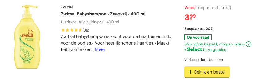 Top 4 Zwitsal Babyshampoo - Zeepvrij - 400 ml reivew