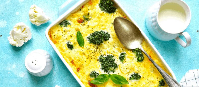 Bloemkoolschotel vegetarisch maken? Heerlijk met kaas!