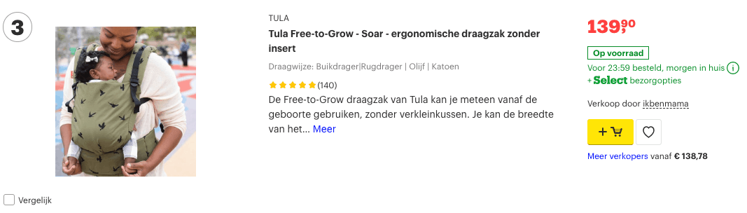 Ergonomische Draagzak Baby? Waar moet je op letten bij een draagzak! 3 Top 3 Tula Free-to-Grow - Soar - ergonomische draagzak zonder insert review