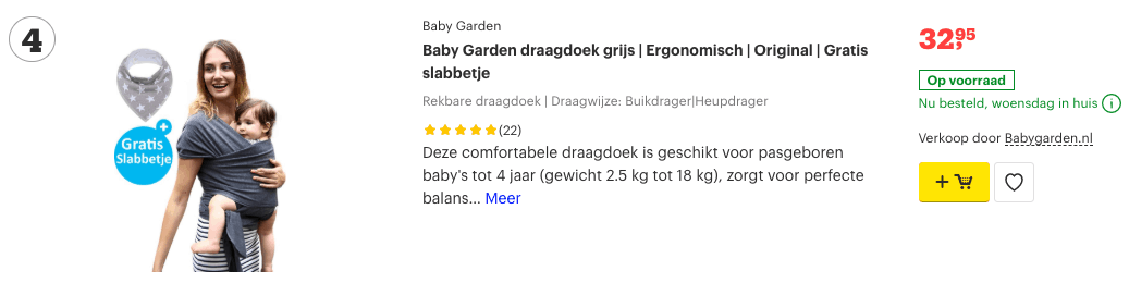 Wikkeldoek baby? Deze TOP 5 zorgt ervoor dat je baby lekker warm blijft! 4 Top 4 Baby Garden draagdoek grijs | Ergonomisch review