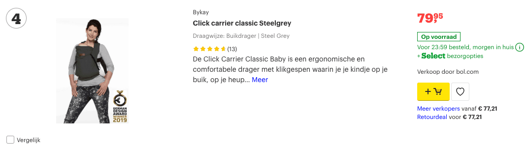 Ergonomische Draagzak Baby? Waar moet je op letten bij een draagzak! 4 Top 4 Click carrier classic Steelgrey review