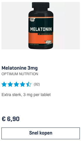 Melatonine 5 mg wanneer innemen? Maakt doorslapen weer mogelijk! 1 Top 1 Melatonine 3mg OPTIMUM NUTRITION review