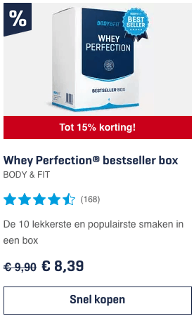 Whey poeder? Alles wat je moet weten over Whey eiwit! 1 Top 1 Whey Perfection® bestseller box review
