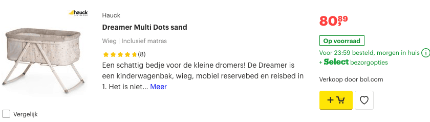 Baby wieg kopen? Lees hier Alle informatie over de beste Baby Wieg! 1 Top 1 review Dreamer Multi Dots sand