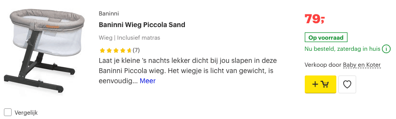 Baby wieg kopen? Lees hier Alle informatie over de beste Baby Wieg! 2 Top 2 Baninni Wieg Piccola Sand