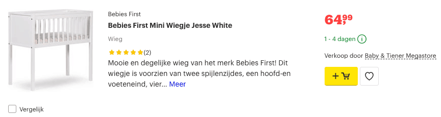 Baby wieg kopen? Lees hier Alle informatie over de beste Baby Wieg! 4 Top 4 Bebies First Mini Wiegje Jesse White review