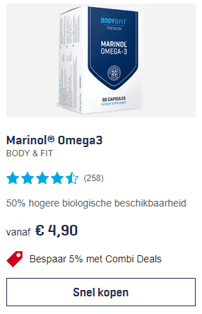 Omega 3 visolie? TOP 3 ALLERBESTE Onverslaanbaar sterke prijs-kwaliteit! 1 top 1 Marinol® Omega3 BODY & FIT review